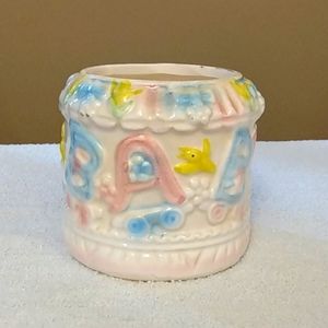Vintage Nursery Baby planter